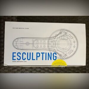 Sculpting Device with Blue Accents